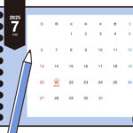 就職や転職に便利なカレンダー素材です。日曜は赤い文字、土曜は青い文字と一目で分かりやすいデザインです。スマホの待ち受けにいかがでしょうか？　ダウンロードした素材