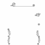 無料テンプレート フレーム素材・飾り枠 卒園証明書