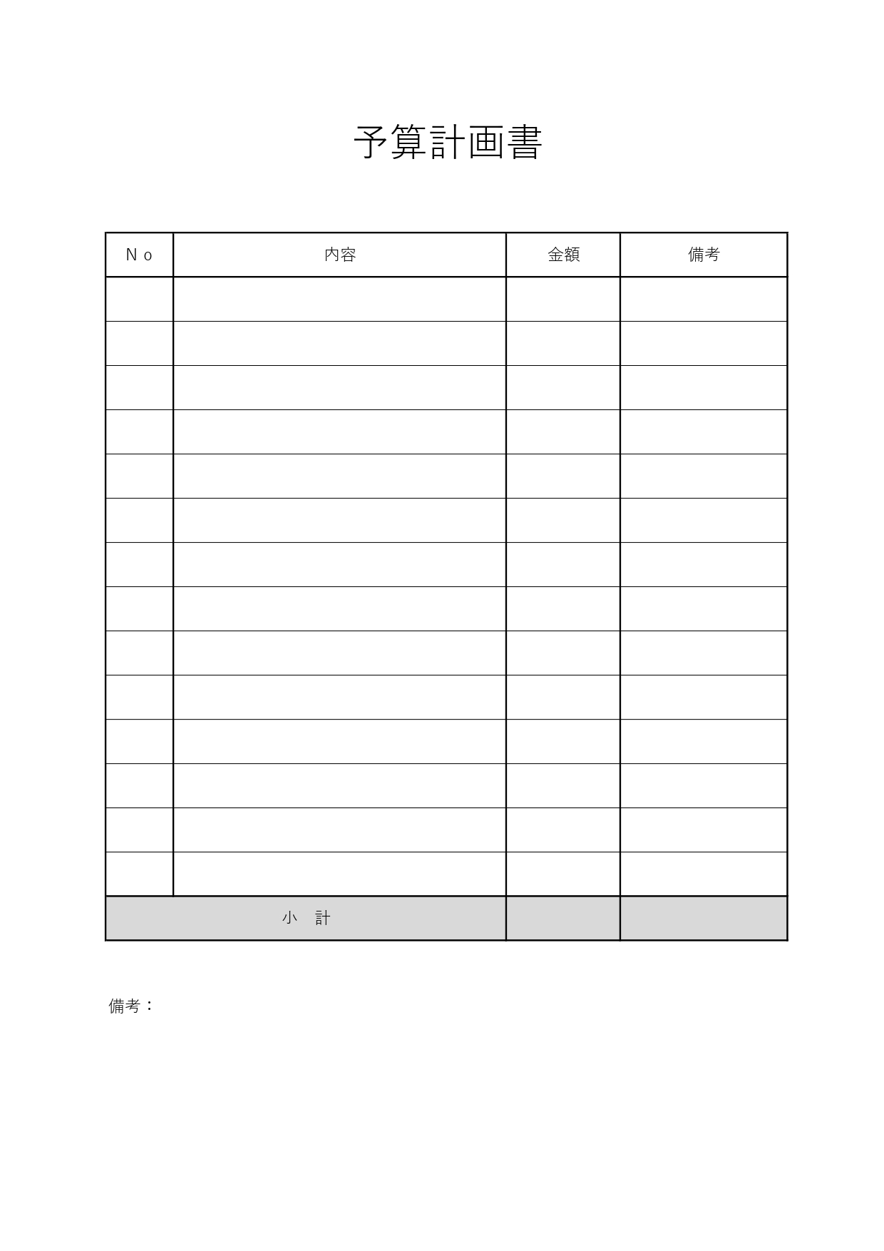 書き方が簡単！エクセルで作成の予算計画書・PDFで手書き対応＆編集が簡単なテンプレートとなります。ダウンロードする事で、「Excel・Word・PDF・A4・縦