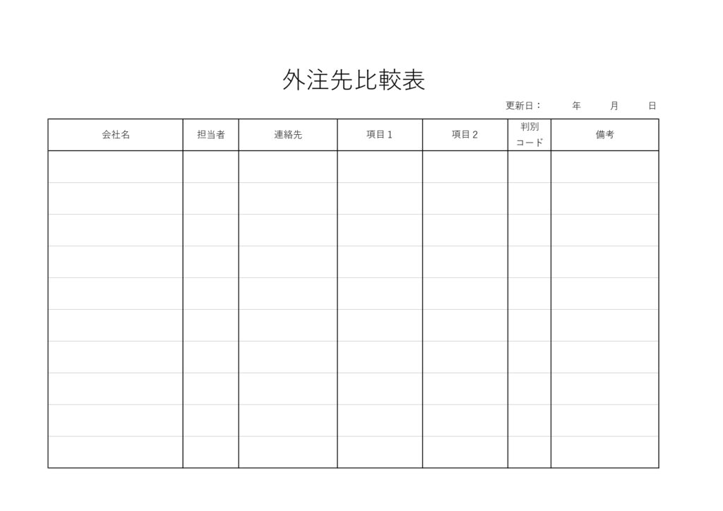 見やすい！簡単に使えるシンプル